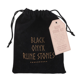 Rune Stenen - Black Onyx (Set 25)