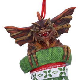 Ornament - Gremlins Mohawk in Stocking 12cm