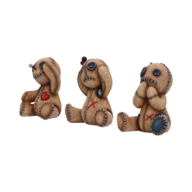 Beeld - Three Wise Voodoo Dolls 8cm (NN)