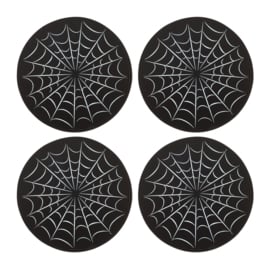 Coasters - Black Spiderweb