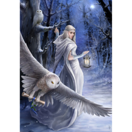 Greeting Card + Envelope - Midnight Messenger (AS) Yule