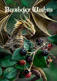 Greeting Card + Envelope - Blackberry Dragon(AS)