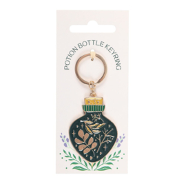 Keyring - Green Witch Potion Bottle