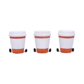 Beeld - Three Wise Coffee Cups 7cm (NN)