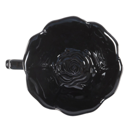 Cup and Saucer - Black Rose