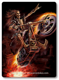 Wenskaart 3D - Hell Rider