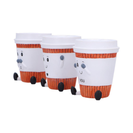 Beeld - Three Wise Coffee Cups 7cm (NN)