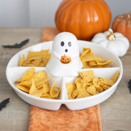 Chip & Dip Snack Dish - Ghost