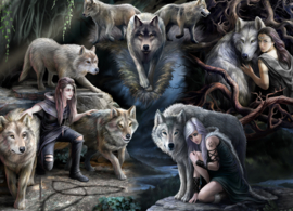 Puzzle 1500 - Wolf Collage (AS)