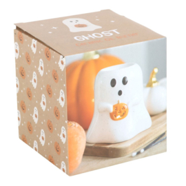 Wax/Olie Brander - Ghost With Pumpkin