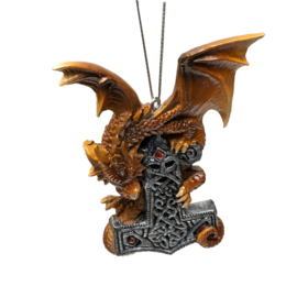 Ornament - Mjölnir Guardian Dragon 9.2cm (AS)