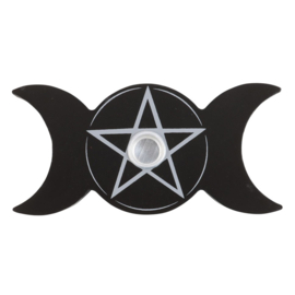 Spell Candle Holder - Triple Moon*