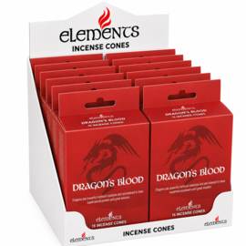 Wierook Kegels - Dragon's Blood (Set 12)