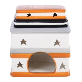 Oil/Wax Burner - Haunted Library Book Stack