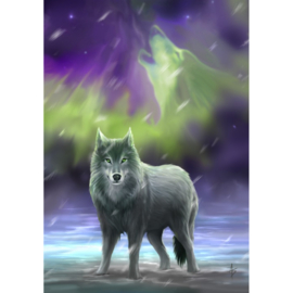 Wenskaart + Envelop - Aura Wolf (AS)
