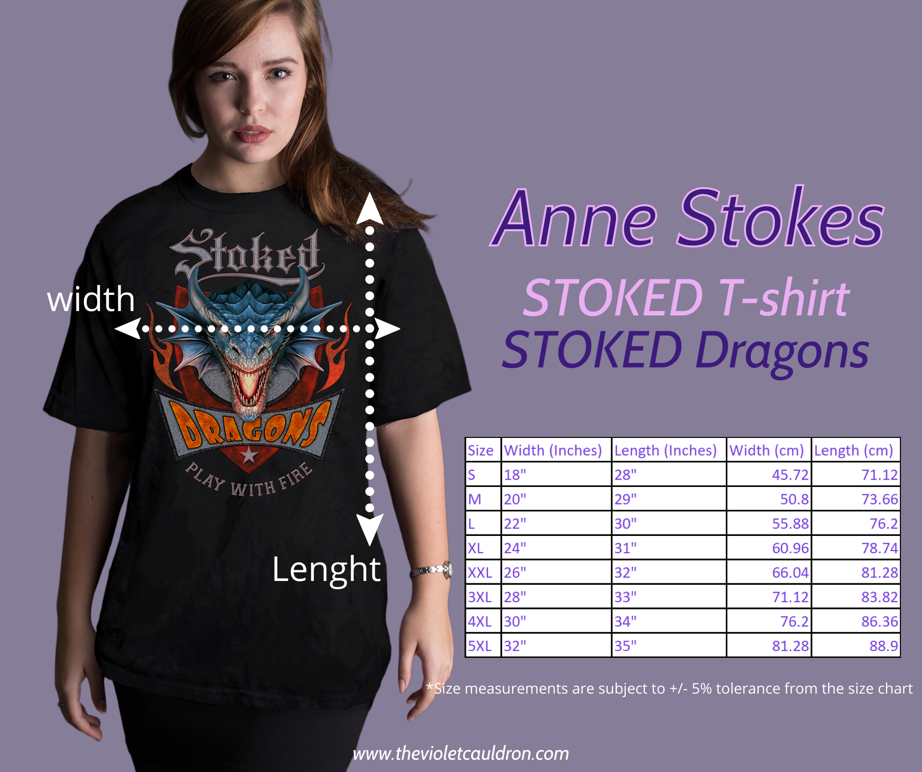 T-shirt - STOKED Dragons (AS)