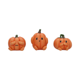 Beeld - Three Wise Pumpkins 8cm (NN)