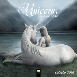 Kalender 2019 - Unicorns by Anne Stokes (AS)