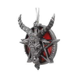 Kerst Ornament - Baphomet 9.5cm (NN)