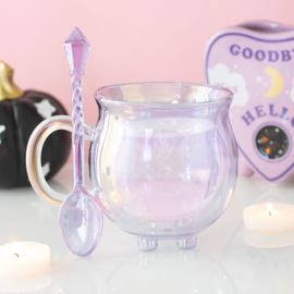 Mok - Glass Cauldron With Spoon