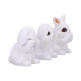 Beeld - Three Wise Bunnies 9cm (NN)
