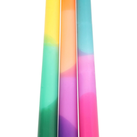 Taperkaars - Dipped Rainbow Energy (Set 3)