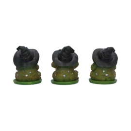 Beeld - Three Wise Toads 10.3cm (NN)