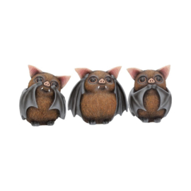 Beeld - Three Wise Bats 8.5cm (NN)