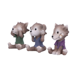 Beeld - Three Wise Werewolves 7.5cm (NN)