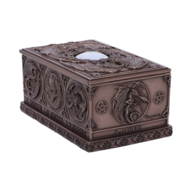 Trinket Box - Dragons of the Sabbats Box Bronze 14.5cm (AS)