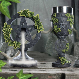 Goblet - Aged Pentagram 19.5cm (NN)