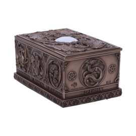 Trinket Box - Dragons of the Sabbats Box Bronze 14.5cm (AS)