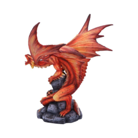 Statue - Adult Fire Dragon 24.5cm (AS)