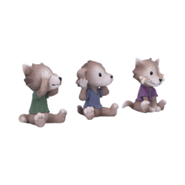 Beeld - Three Wise Werewolves 7.5cm (NN)