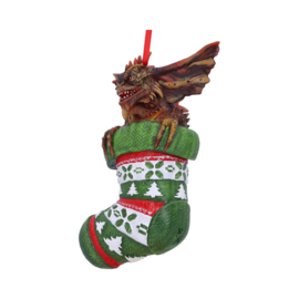 Ornament - Gremlins Mohawk in Stocking 12cm
