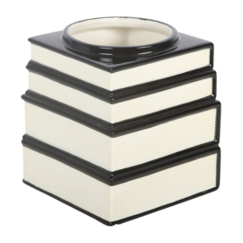 Plantenpot - Black Cat Magick Book Stack*