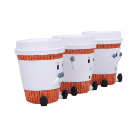 Beeld - Three Wise Coffee Cups 7cm (NN)
