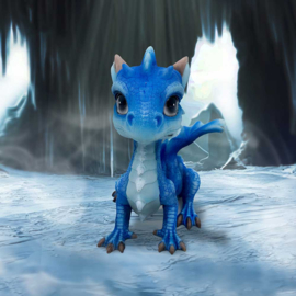 Beeld - Ice Dragonling 12.3cm