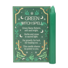 Spell Candles - Green Witch (Set 12)