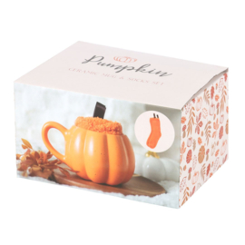 Mug & Socks Set - Pumpkin