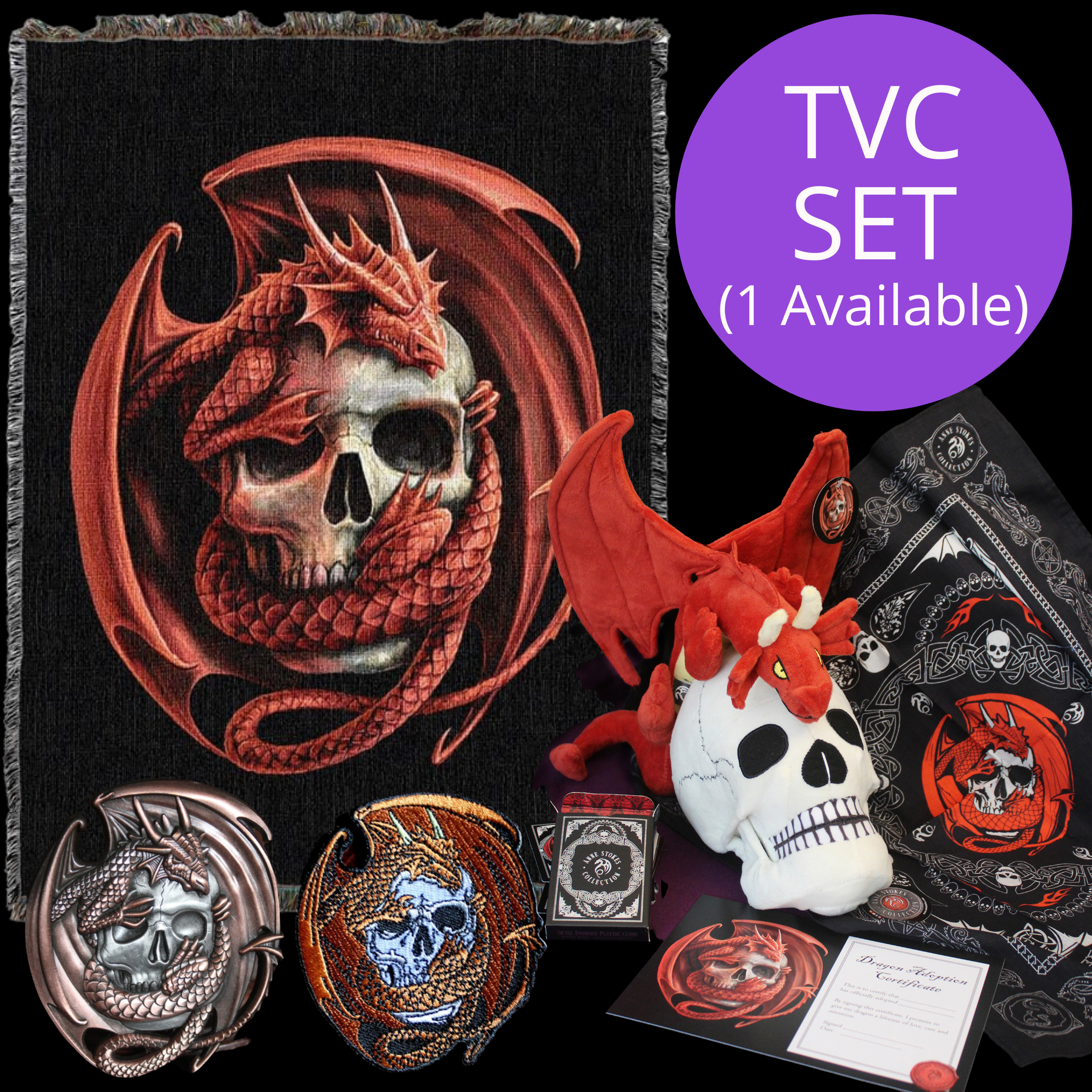 Knuffel - Skull Embrace TVC Set (AS)