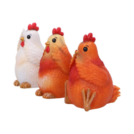 Beeld - Three Wise Hens 8.5cm (NN)