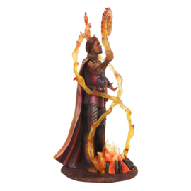 Beeld - Fire Elemental Wizard 24cm (AS)