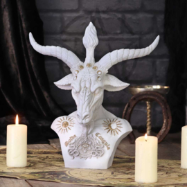 Beeld - Baphomet Bust White 33cm (NN)