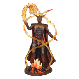 Beeld - Fire Elemental Wizard 24cm (AS)