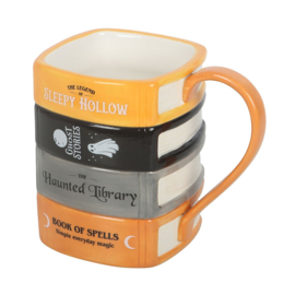 Mug - Haunted Library Book Stack