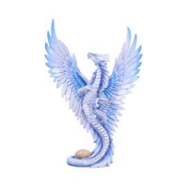 Statue - Adult Silver Dragon 31.5cm (AS)