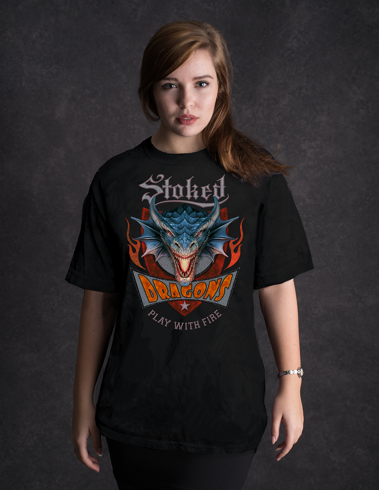 T-shirt - STOKED Dragons (AS)