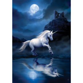 Greeting Card + Envelope - Moonlight Unicorn (AS)