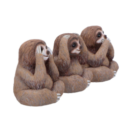 Figurine - Three Wise Sloths 8cm (NN)